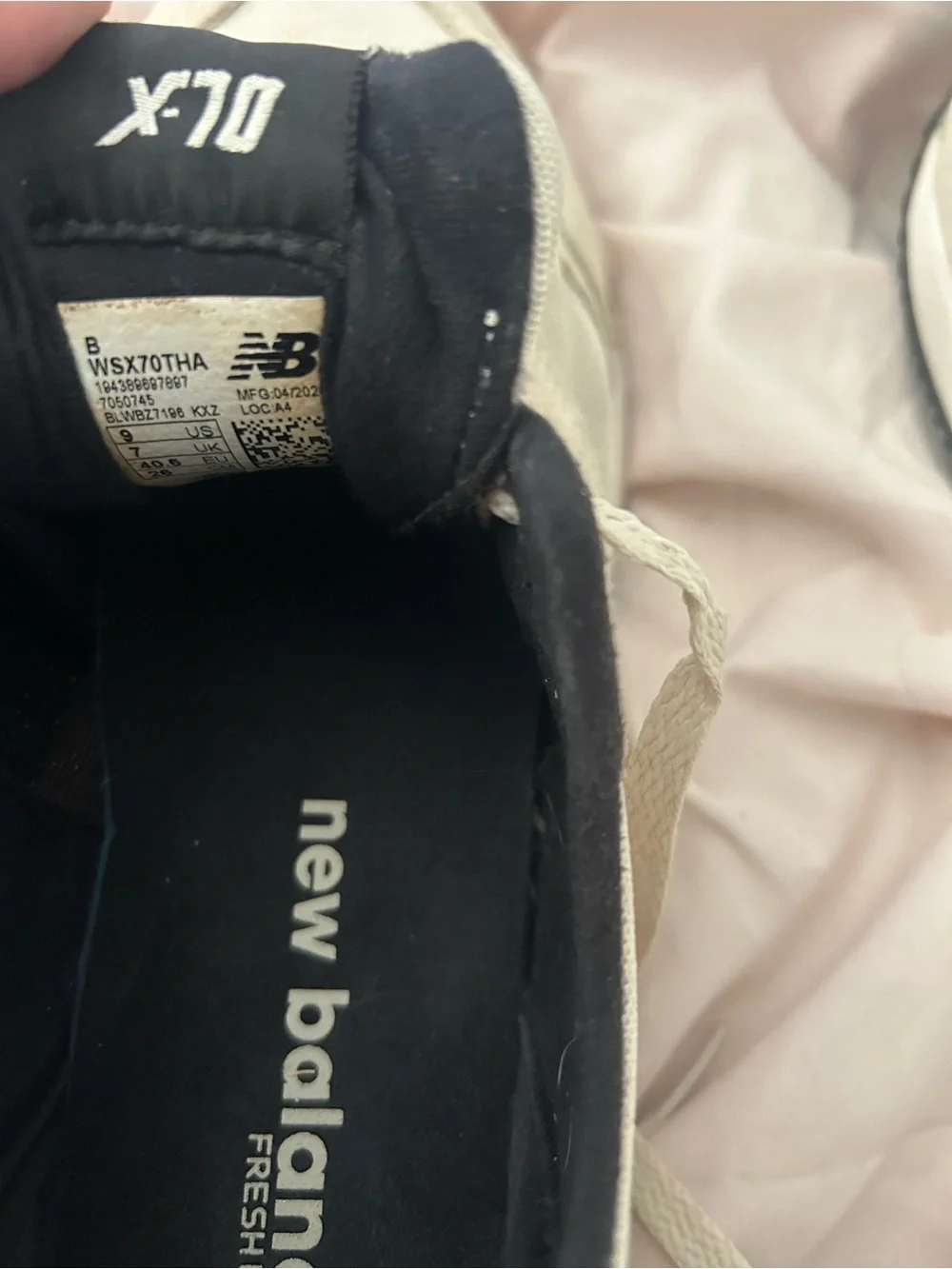 New Balance off white